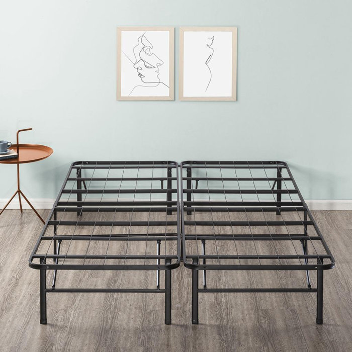Wayfair Sleep 14" Folding Steel WireGrid Bed Frame & Reviews Wayfair